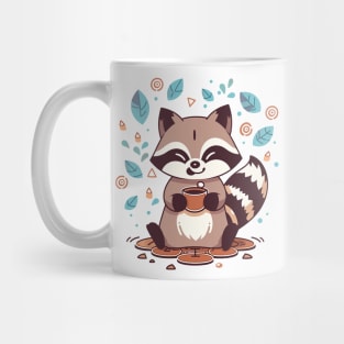 raccoon love coffe Mug